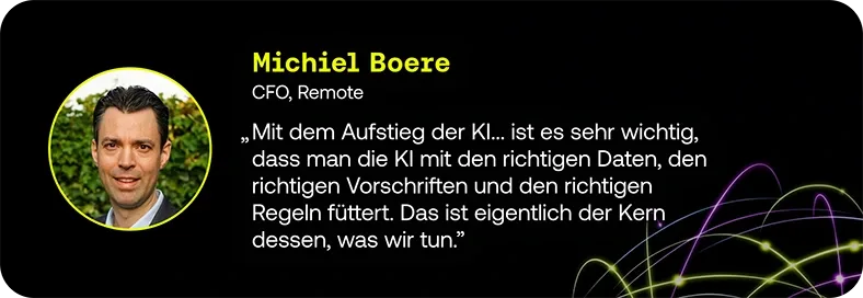 Michiel Boere, CFO, Remote