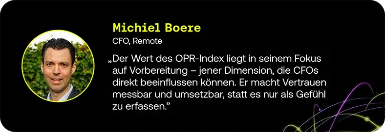 Michiel Boere, CFO, Remote