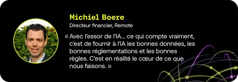 Michiel Boere, CFO, Remote