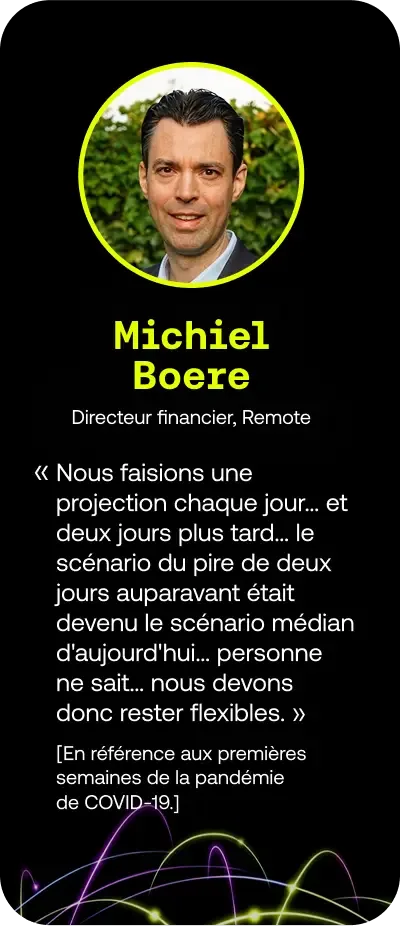 Michiel Boere, Directeur financier, Remote