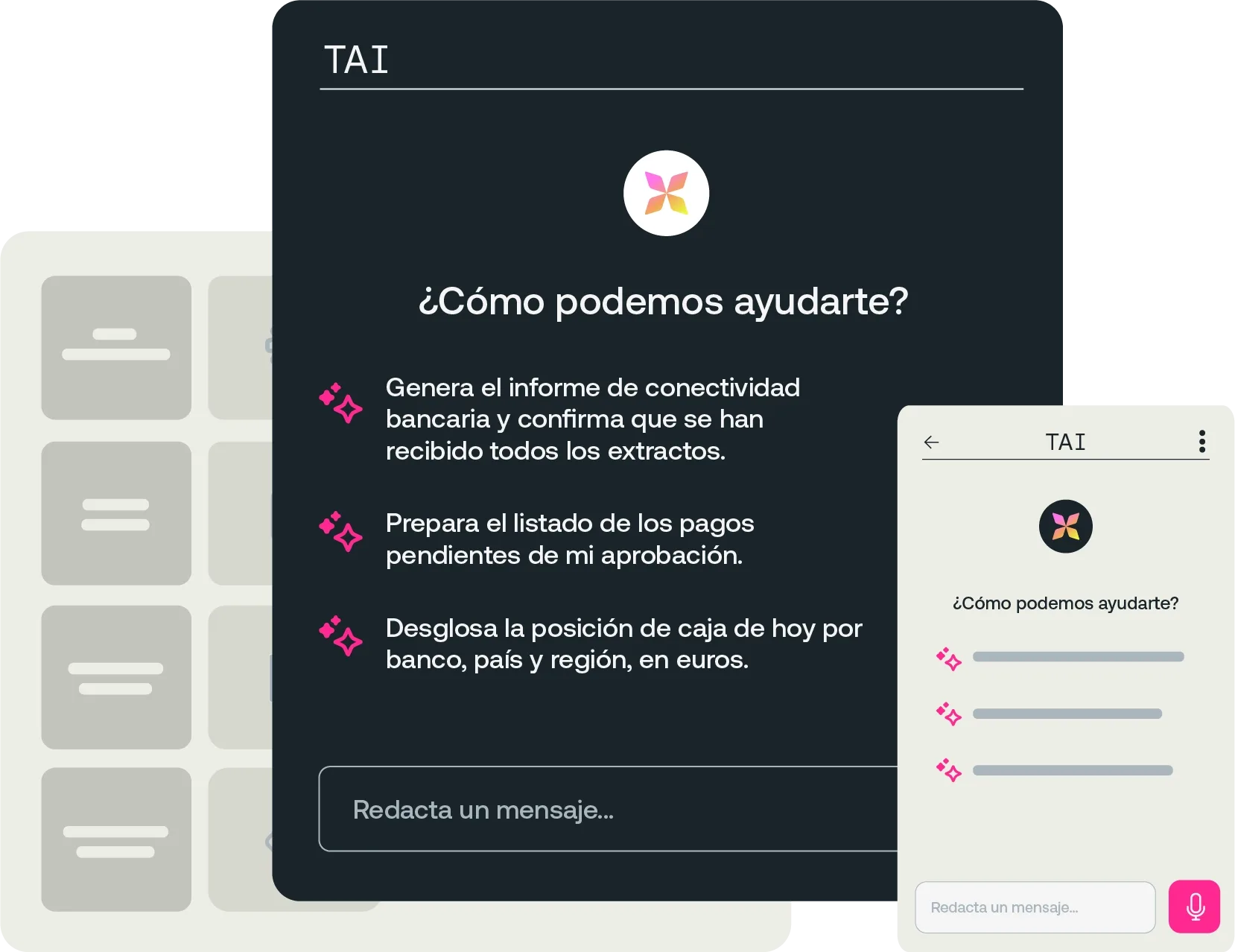 IA agéntica TAI, ahora en el móvil