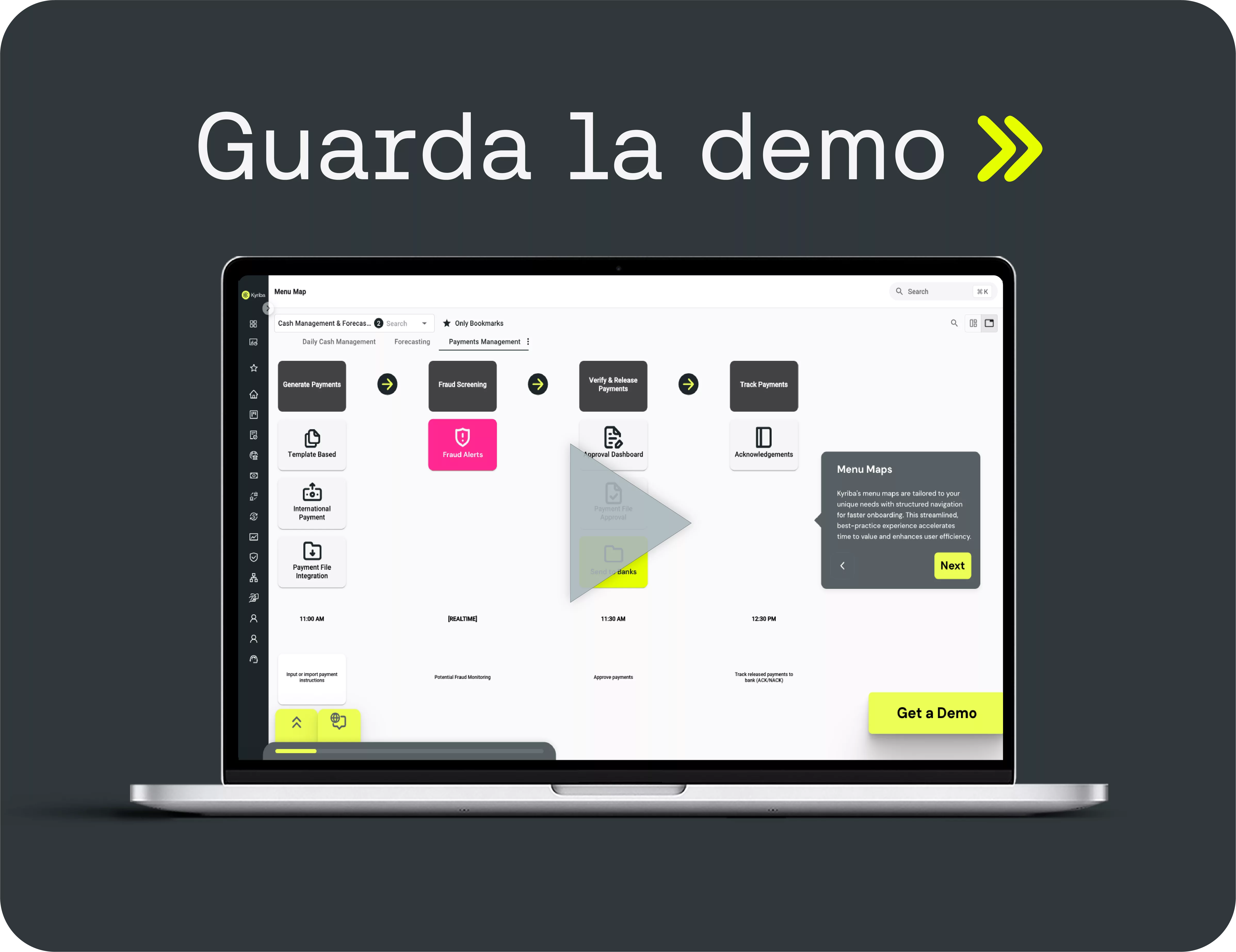 Kyriba Payment Product Tour - Italian