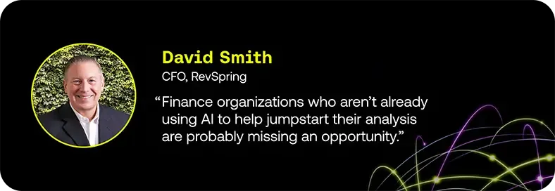 David Smith, CFO, RevSpring